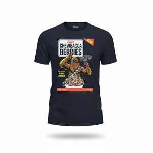 Star Wars FUNKO Tee Small Mens Graphic Tee Funny shirt Chewbacca
